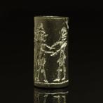 Oud-Babylonisch Steen Cylinder seal - 19 mm