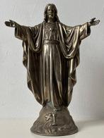 Beeld, Jezus Christus - 30 cm - Staal - 1920, Antiek en Kunst