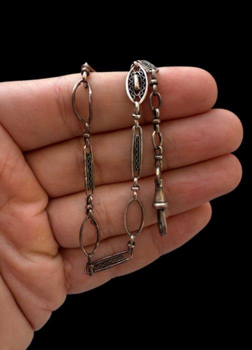 Curieus en verleidelijk Victoriaanse filigraanketting van, Antiek en Kunst, Curiosa en Brocante