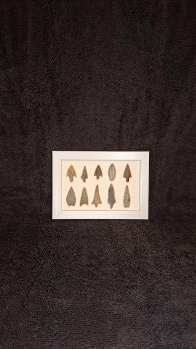 Afrique Pierre archéologique néolithique tête de fléche, Collections, Minéraux & Fossiles