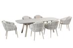 Taste by 4 Seasons Eva dining set latte met Manolo tafel, Nieuw