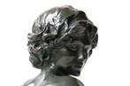 Jean-Antoine Injalbert - Sculpture, Art deco bronzen buste /