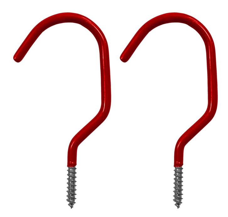 Set van 10 schroefhaken (maat 3: rood), Doe-het-zelf en Bouw, Gereedschap | Overige machines, Nieuw, Verzenden