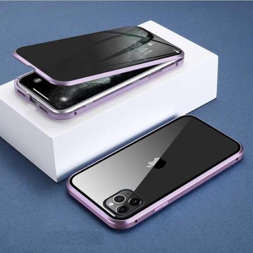 iPhone 11 Magnetisch Privacy Hoesje met Tempered Glass -, Telecommunicatie, Mobiele telefoons | Hoesjes en Screenprotectors | Apple iPhone
