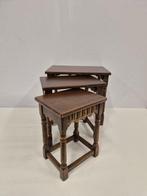 Set bijzettafels (3) - Eik - Puntgaaf, Antiek en Kunst