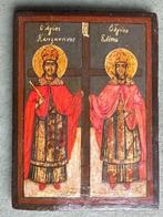 Icoon - Verheffing van het Heilig Kruis, met Constantijn en