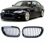 Glans Zwarte Nieren BMW 3 Serie E46 Coupe/Cabrio 03-06 B0163, Nieuw, Voor, BMW