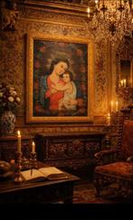 Escuela cuzqueña (XX) - Virgen con Niño, Antiek en Kunst
