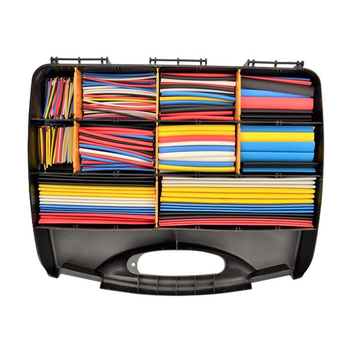 Assortimentsdoos Krimpkousen 2:1 Ratio | 590 Stuks, Autos : Pièces & Accessoires, Électronique & Câbles, Enlèvement ou Envoi