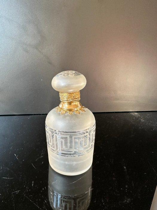 Parfumfles - Mat glas hand geblazen - Biedermeier, Antiek en Kunst, Antiek | Glaswerk en Kristal