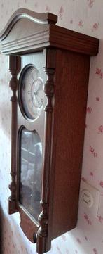 Regulateur wandklok - Art Deco Hout, glas. - 1960-1970, Antiek en Kunst