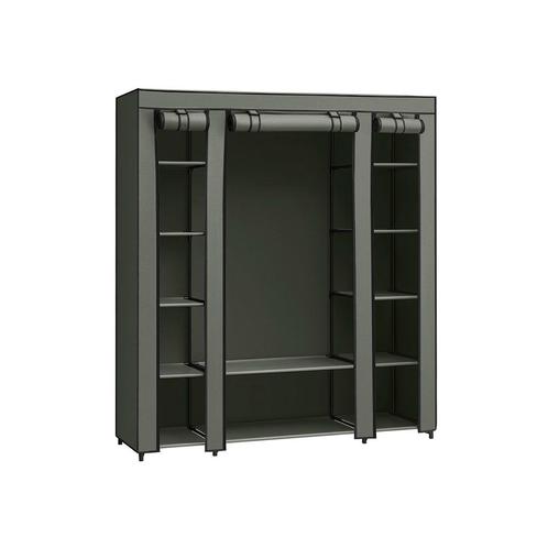 Kledingkast 12 Planken | Tweede Kansje | Metaal & Stof, Huis en Inrichting, Kasten | Kleerkasten, 25 tot 50 cm, Nieuw, Overige materialen