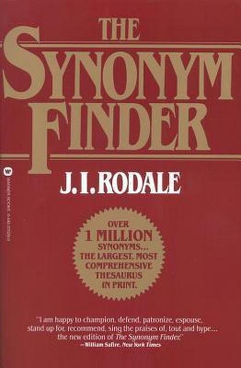 The Synonym Finder 9780446370295, Livres, Livres Autre, Envoi