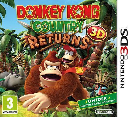 Donkey Kong Country Returns 3D-Standaard (3DS) Gebruikt, Games en Spelcomputers, Games | Nintendo 2DS en 3DS, Ophalen of Verzenden