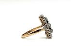 Zonder Minimumprijs - Ring - 18 karaat Platina, Roségoud -, Handtassen en Accessoires, Ringen, Nieuw