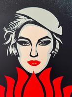 Shepard Fairey (OBEY) (1970) - Noir Flower Woman (Red)