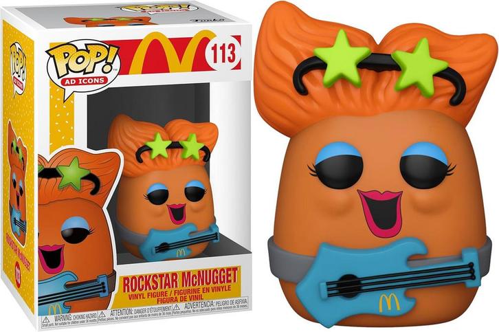 Funko POP! Ad Icons McDonalds-Rockstar McNugget (#113), Verzamelen, Poppetjes en Figuurtjes, Ophalen of Verzenden