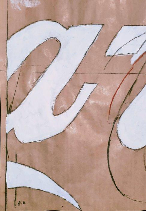 Mario Schifano (1934-1998) - Propaganda - particolare, Antiek en Kunst, Antiek | Overige Antiek