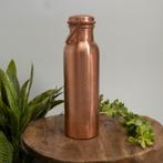 Puur koperen waterfles flower of life met handgreep ± 750 ml, Ophalen of Verzenden, Nieuw