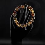 Luxe Baltische amber Nugget armband – Transparant