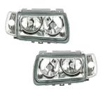 PHARES POUR VOLKSWAGEN VW POLO 6N 94-99 FOND CHROMÉ, Verzenden, Nieuw