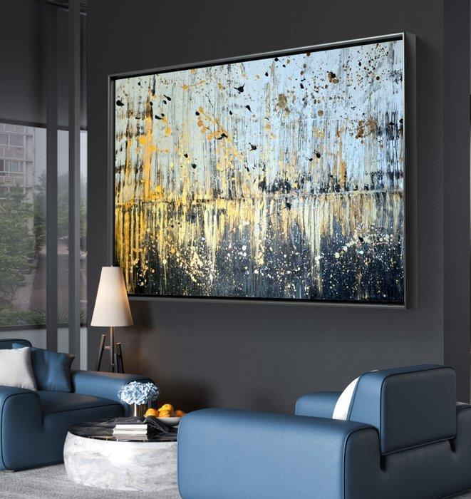 Irena Lenartowicz - Composition with Gold - XXL, Antiquités & Art, Art | Peinture | Moderne