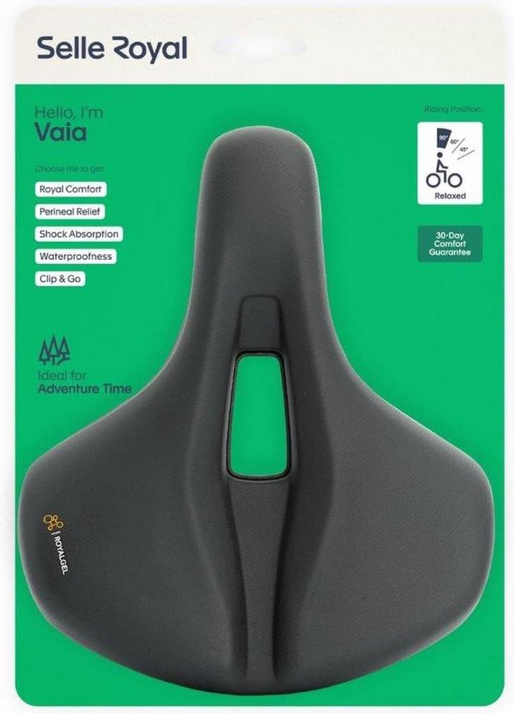 Fietszadel Selle Royal Vaia Relaxed - Adventure Time - zwart, Vélos & Vélomoteurs, Accessoires vélo | Autres Accessoires de vélo