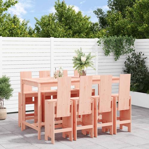 vidaXL 9-delige Tuinset massief douglashout, Tuin en Terras, Tuinsets en Loungesets, Tuinset, Nieuw, Verzenden