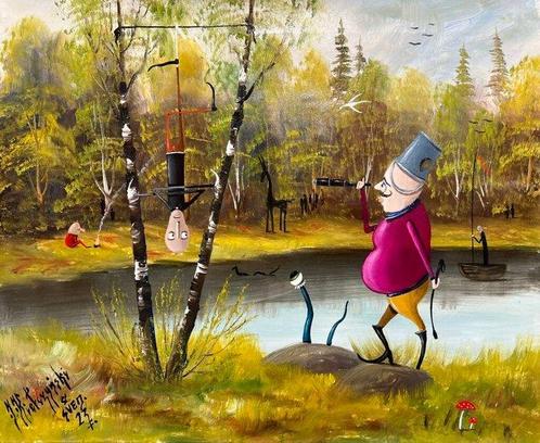 Jarosaw Kieczyski (XXI) - Adventurer, Antiek en Kunst, Kunst | Schilderijen | Klassiek