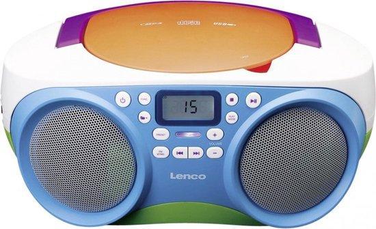 Lenco SCD-41 - Draagbare Radio cd speler met mp3, USB en AUX, Audio, Tv en Foto, Luidsprekerboxen, Nieuw, Verzenden
