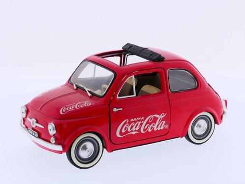 Schaal 1:16 Solido Fiat 500 Coca Cola #2417 (Autos), Hobby & Loisirs créatifs, Voitures miniatures | Échelles Autre, Enlèvement ou Envoi