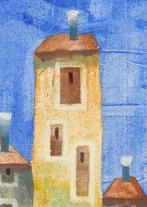 Guido Borelli - borgo cobalto, Antiek en Kunst, Kunst | Schilderijen | Modern