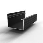 Aluminium goot-2000 mm-Zwart, Doe-het-zelf en Bouw, Overige Doe-Het-Zelf en Bouw, Verzenden, Nieuw
