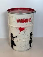 Rob VanMore - Barrel Banksy Balloon Girl
