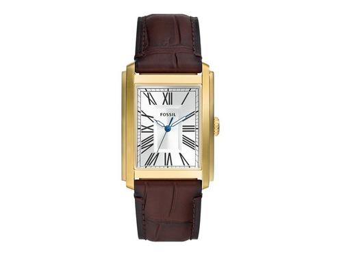 Fossil CARRAWAY FS6011 horloge 30mm - Bruin, Huis en Inrichting, Woonaccessoires | Overige, Zo goed als nieuw, Verzenden