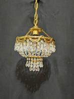Kroonluchter - Kristal, Messing, Metaal, Antiek en Kunst, Antiek | Verlichting