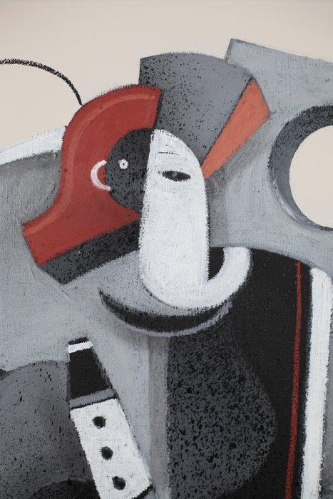 Jone Hopper - Joueur de clarinette, Antiek en Kunst, Kunst | Schilderijen | Modern