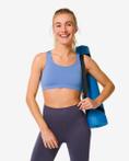 HEMA Naadloze Sporttop Medium Support Blauw