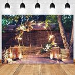 Backdrop Flowerwall polyester 300x200 cm, Hobby en Vrije tijd, Nieuw