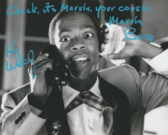 Back to the Future - Signed by Harry Waters Jr (Marvin, Collections, Cinéma & Télévision