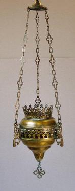Lampe de sanctuaire - Orné daigles. - Laiton