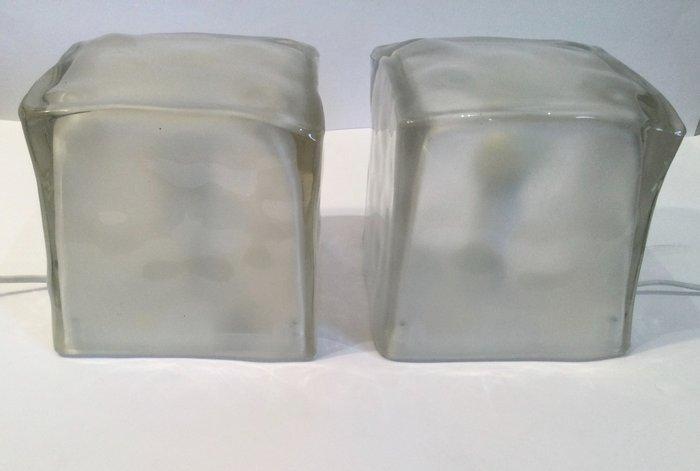 IKEA - Tafellamp (2) - Iviken - Glas, Antiquités & Art, Antiquités | Meubles | Chaises & Canapés