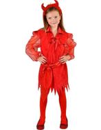 Rood duivels jurkje voor meisjes, Nieuw, Ophalen of Verzenden