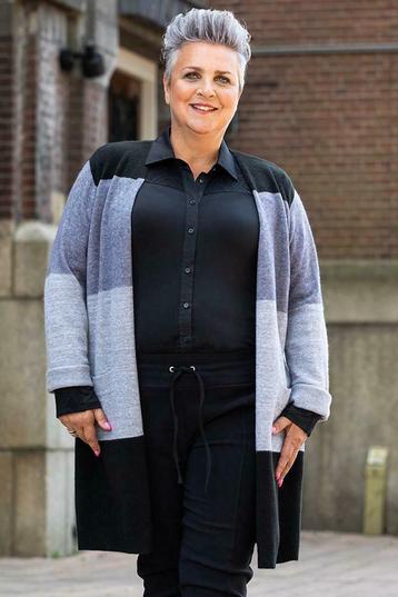 Vest Exxcellent banen met glans maat 52, Verzenden, Nieuw