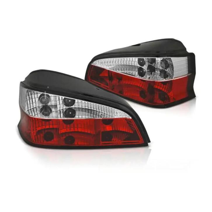Red White achterlichten geschikt voor Peugeot 106, Auto-onderdelen, Verlichting, Nieuw, Peugeot, Verzenden