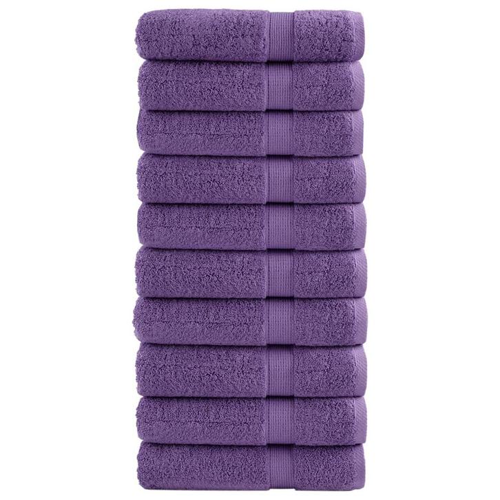 vidaXL Badhanddoeken SOLUND 10 st 600 g/m² 100x150 cm, Huis en Inrichting, Badkamer | Badtextiel en Accessoires, Nieuw, Verzenden