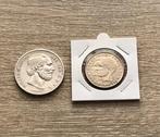 België, Nederland. 1854 2 1/2 Gulden/ 1960 50 Francs (2, Postzegels en Munten