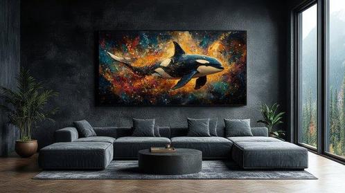 CoCo - Sky Whale - XXL, Antiek en Kunst, Kunst | Schilderijen | Modern