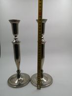 Kandelaar (2) - Metaal, Verzilverd - verzilveren