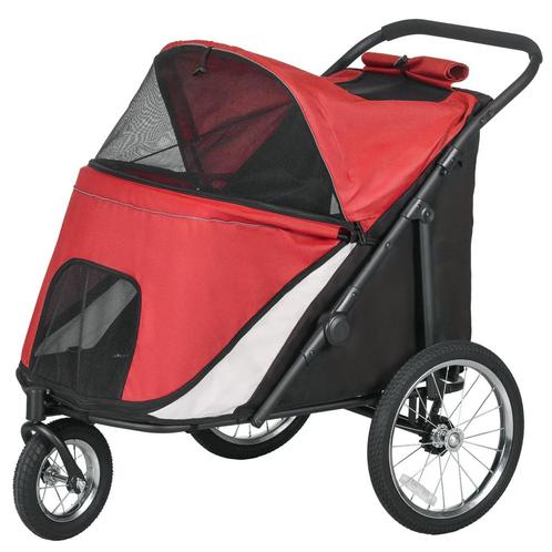 TRUUSK Hondenwagen en Kattenbuggy - Opvouwbaar met Netvenste, Dieren en Toebehoren, Honden-accessoires, Verzenden